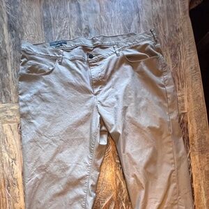 Perry Ellis Big & Tall 46x30 Stretch Khaki Dress Pants